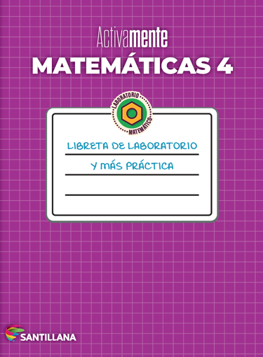 Imagen de ACTIVAMENTE - MATEMÁTICAS 4 LIBRETA LAB