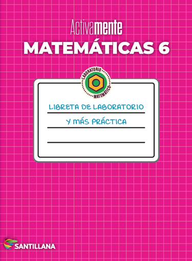 Imagen de ACTIVAMENTE - MATEMÁTICAS 6 LIBRETA LAB